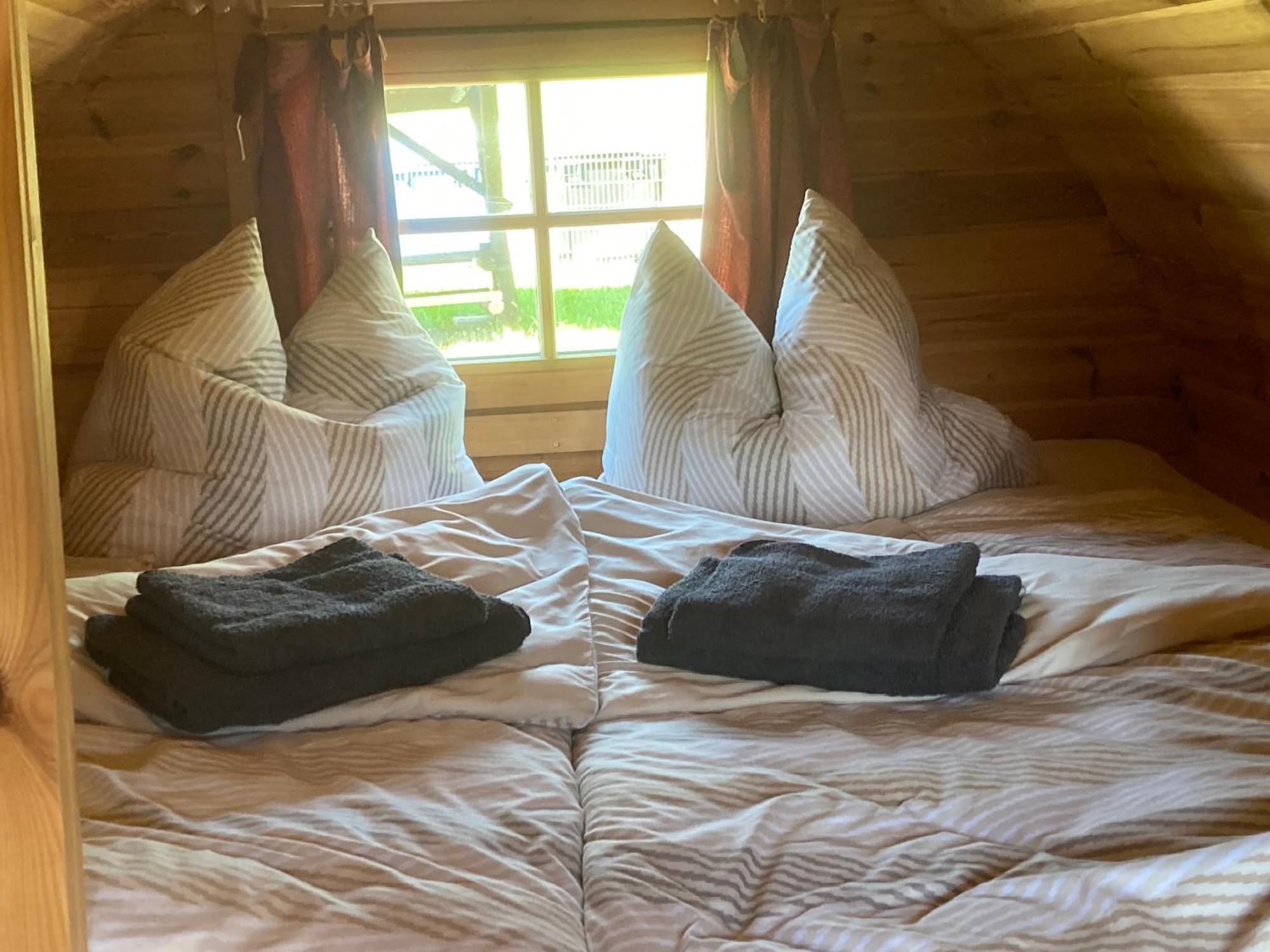 Campingfass Mit Panoramaterrasse Langenbernsdorf Luaran gambar